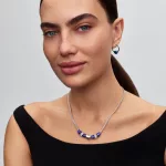 Pandora  - Kék kagyló mini charm