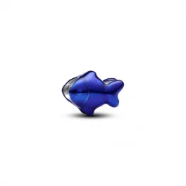 Pandora  - Kék hal mini charm