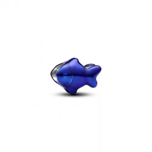 Pandora  - Kék hal mini charm