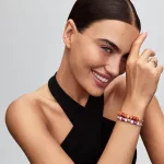 Pandora  - Narancssárga zenei hangjegy mini charm