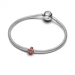 Pandora  - Narancssárga méh mini charm