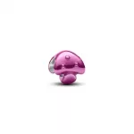 Pandora  - Rózsaszín gomba mini charm