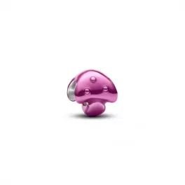 Pandora  - Rózsaszín gomba mini charm