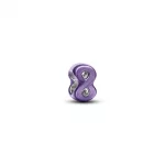 Pandora  - Lila végtelenjel mini charm
