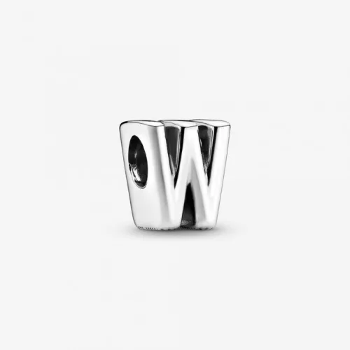 Pandora  - W betű charm - 797477
