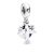 Pandora - Repülőgép függő charm - 798027CZ