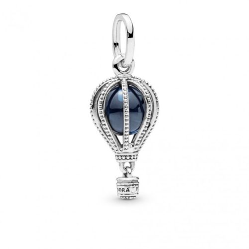 Pandora  - kék hőlégballon charm  - 798064NMB