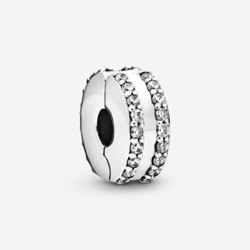 Pandora  - Duplasoros pavé klip charm