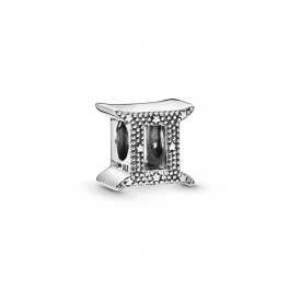 Pandora  - Szikrázó Ikrek csillagjegy charm - 798428C01