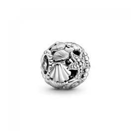 Pandora  - Áttört tengeri csillag, kagyló és szív charm - 798950C00