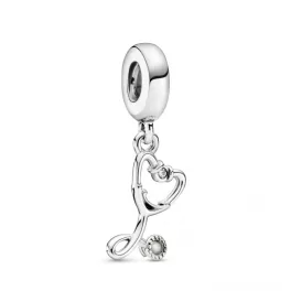 Pandora  - Sztetoszkóp szív alakú függő charm - 799072C01