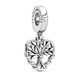Pandora  - Szív családfa függő charm - 799149C00