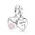 Pandora - Dupla szív osztott függő charm - 799187C01