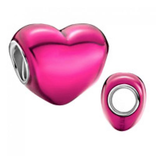 Pandora  - Pandora ékszer Fémes rózsaszín szív charm