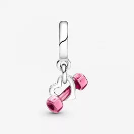 Pandora  - Súlyzó és szív függő charm - 799545C01