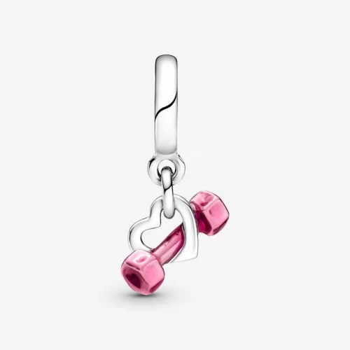 Pandora  - Súlyzó és szív függő charm - 799545C01