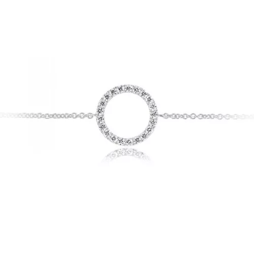 Moon Diamonds  - gyémántköves fehérarany karkötő 90-00182-1255F
