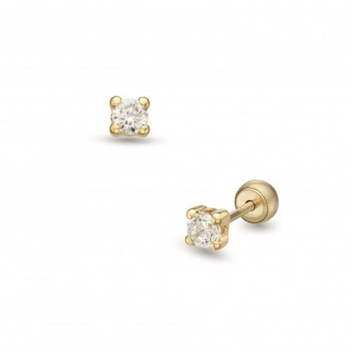 Lisa JTAG-4790-18 - Lisa egy köves csillogás gyerek fülbevaló gömb zárral