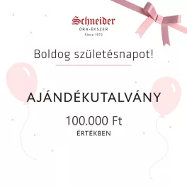 Szülinapi ajándékutalvány 100.000 Ft